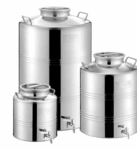 Stainless Steel Drums with Screw-Top Lid- Greece