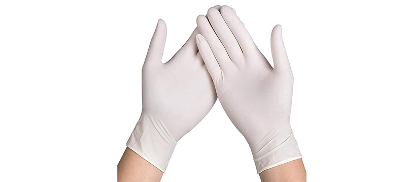 White Medical Gloves